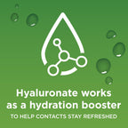 Blink Contacts Lubricating Eye Drops with Hyaluronate, Moisturizing & Soothing for Soft & RGP Contact Lenses, Refreshes Lenses, Hydrating & Comforting Daily Eye Care, 0.34 Fl Oz