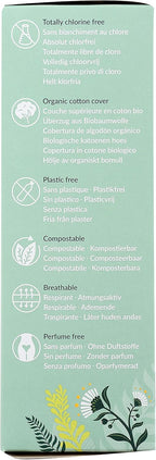 Natracare Mini Panty Liners 30 Pack, 30 count, Pack of 30