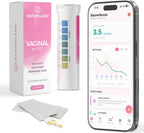 NATURELAND Vaginal pH Test Strips, BV and Yeast Infection Test, 40 Count | At-home BV and yeast infection test kit, accurate 3.5-6.5 pH range, foil-sealed strips, works with the BloomSense app