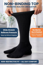 Special Essentials Diabetic Socks Over-the-Calf Men & Women, Non-Binding