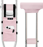 Crutches Padding & Crutch Bag (5 PCS) - Crutch Pads for Armpits and Hand Grips Water-Resistant Pouch for Crutches Crutch Cushions Crutches Accessories for Men, Women