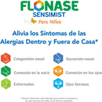 Flonase Children's Sensimist Allergy Relief Spray, 60 Sprays | Fluticasone Propionate Nasal Spray, Multi-Symptom Relief, 24-Hour Non-Drowsy Allergy Relief, Full Prescription Strength