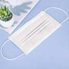 White Disposable Face Masks 100 Pcs White Face Mask 3 Ply Protection Masks