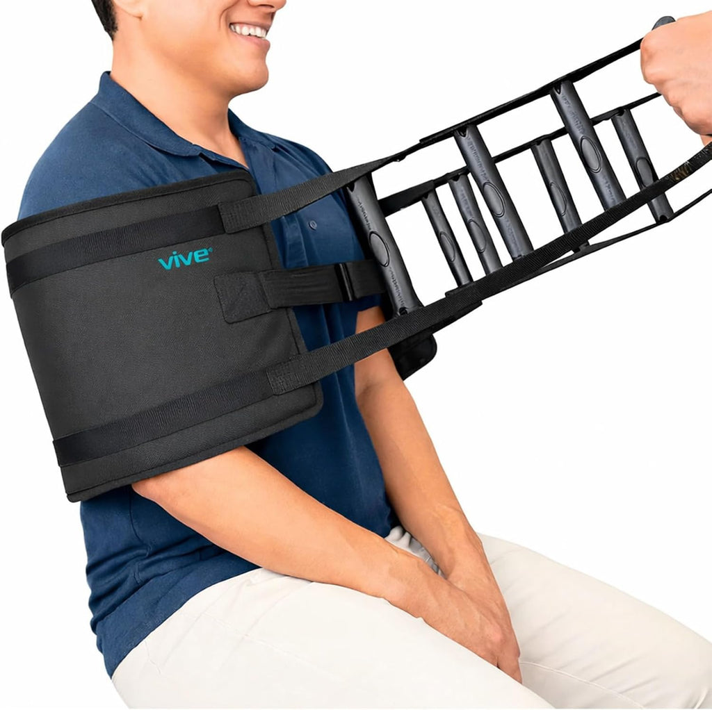 Vive Transfer Sling - Padded Assist Gait Belt - Heavy Duty Patient Lift