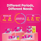 Sofy AntiBacteria XL+ - 323mm | 44 Countpads |For Women Sanitary Pads | Keep Skin Dry | 6 Layer Deep Absorption | Herbal Sheild | Hygiene & Herbs | XX-Large