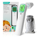 Ear Thermometer for Kids and Adults - Baby Thermometer FSA-HSA Eligible, Digital Infrared Thermometers 1S Reading, Accurate Forehead Termometro with Fever Alarm, 40 Memories (Green 1 Pack)