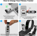 Fitness Tracker with Step/Distance/Calories Counter for Women Men