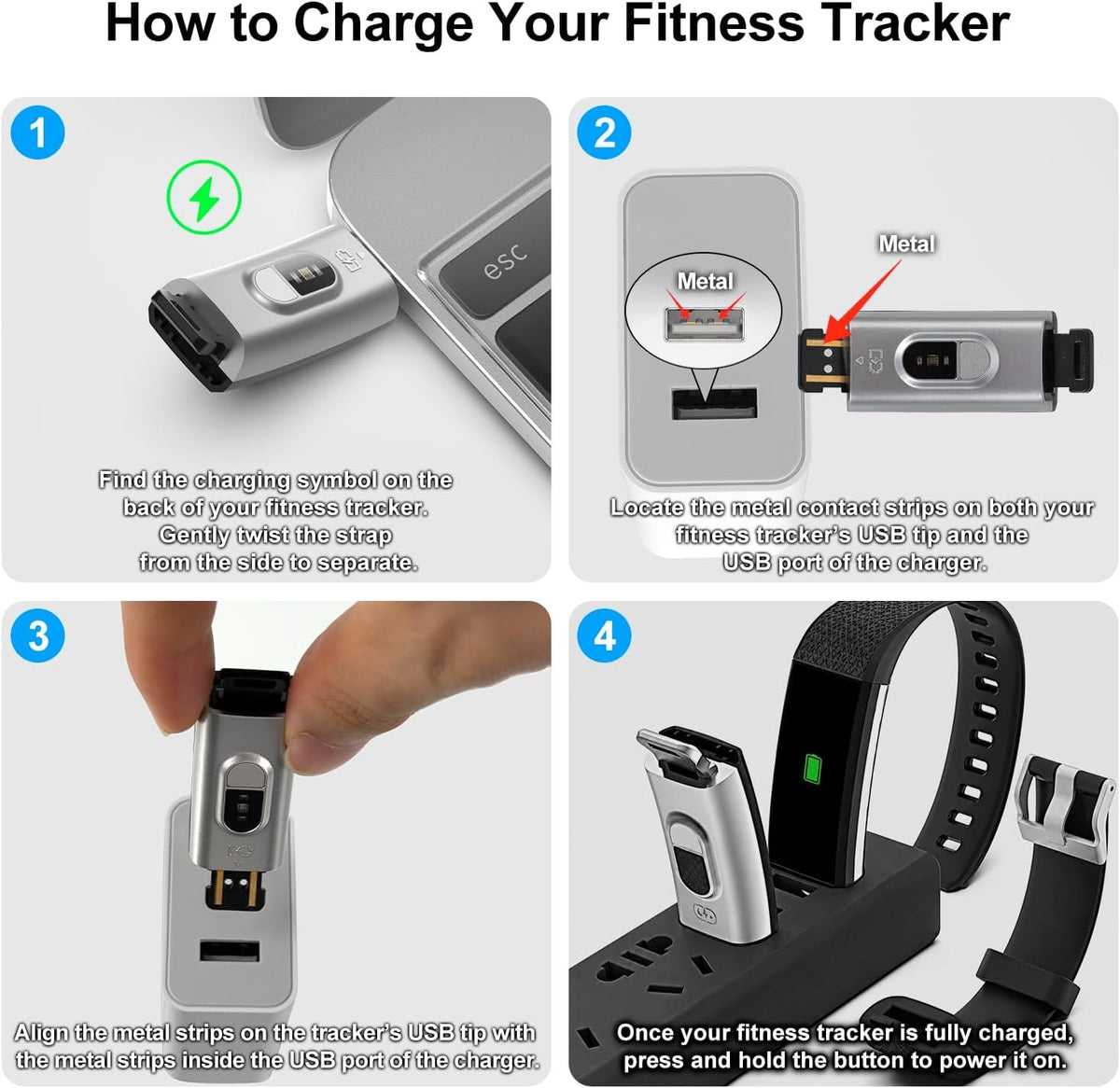 Fitness Tracker with Step/Distance/Calories Counter for Women Men