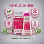 Shlazio Intimate Wash | Gentle Feminine Hygiene Wash | pH Balanced Intimate Cleanser for Daily Use | Mild & Refreshing Personal Care Wash for Women | 100ml