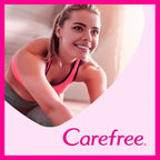 Carefree Plus Large Light Fragrance Pantyliners (48 Pack), Protects Absorbent and Breathable Daily Use, Extra Long Protectors with Odor Protection