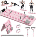 JANUA Pilates Board - Pilates Reformer Set, Multi-Purpose Foldable Pilates Reformer Board for Home, 5 in 1 Pilates Sliding Board