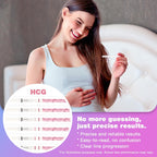 Easy@Home 50 Ovulation Test Strips and 20 Pregnancy Test Strips Combo Kit | Ovulation and Pregnancy Test Strips, 50 LH Tests + 20 hCG Tests, Daily Ovulation Tracking, Package May Vary