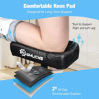 WHLICKS Foldable All Terrain Knee Scooter for Adults for Foot Injuries