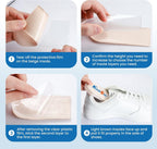 Heel Lift Inserts for Women Men - Kimihome Adjustable Gel Heel Cushion Pads for Heel Pain, Uneven Legs Leg Length Discrepancies Height Increase Insole Orthopedic Shoe Lifts (4 Layers, Size L)
