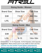 FITRELL 3 Pairs Compression Socks for Women and Men 20-30mmHg-Circulation Support Socks