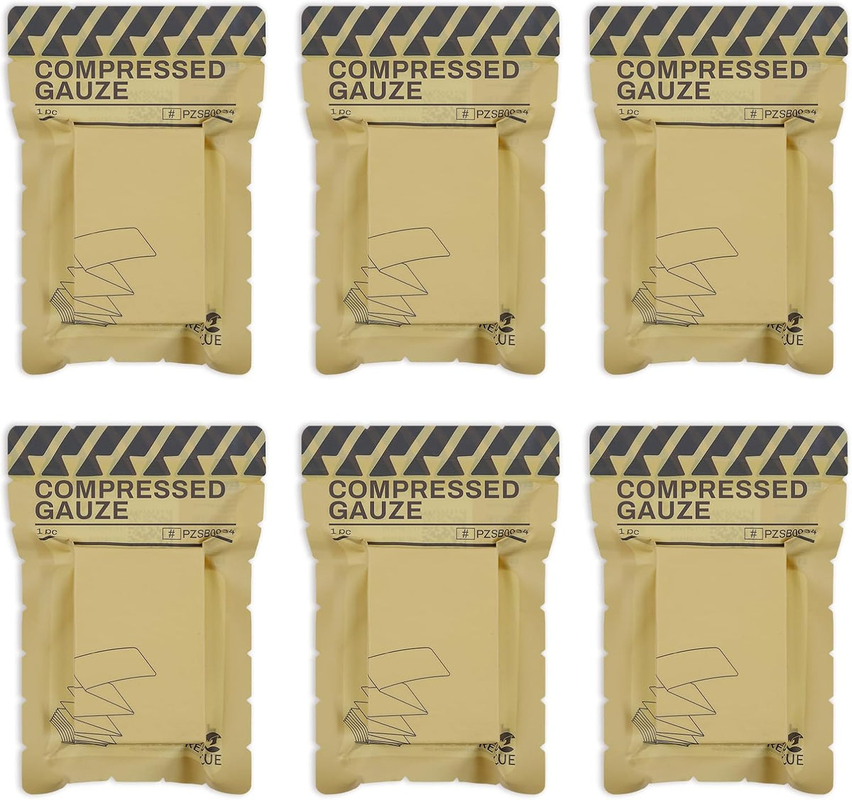 RHINO Wound Dressings and Gauze Sterile 6 pieces