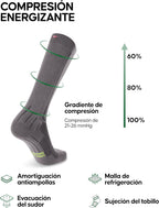 DANISH ENDURANCE Compression Socks for Women and Men, Sport, Running, Recovery, 1 or 2 Pack