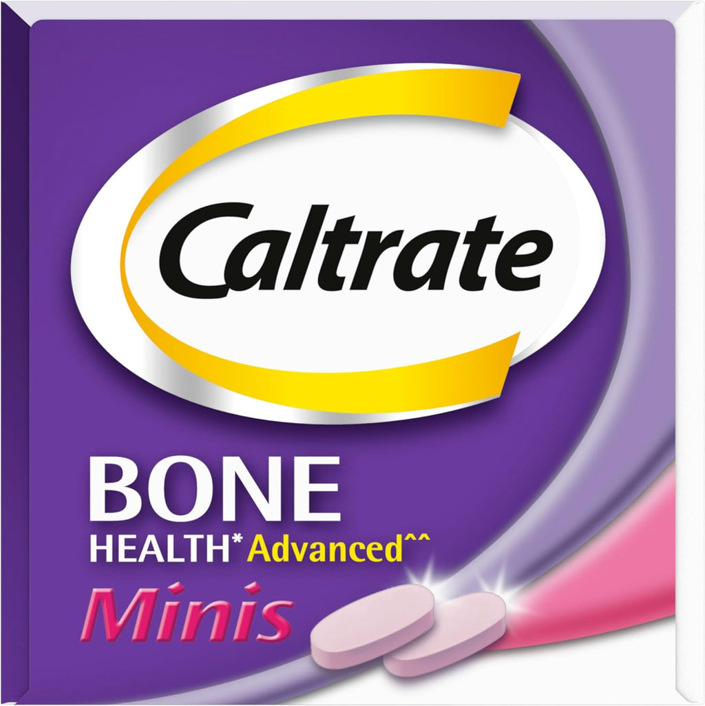 Caltrate Minis 600 Plus D3 Vitamin D and Calcium Supplement Tablets, 150 Ct