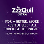 ZzzQuil, Ultra, Sleep Aid, Doxylamine Succinate 25mg, Sleep Aids for Adults, Nighttime Sleep Aid, 48 Count