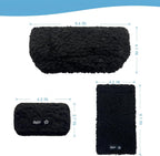 SPRING SEAON Plush Memory‑Foam Crutch Underarm Pad & Hand‑Grip Covers–Universal Fit, Breathable Moisture‑Wicking, Machine‑Washable Cushion for Crutches, Pain Relief & Chafing Protection