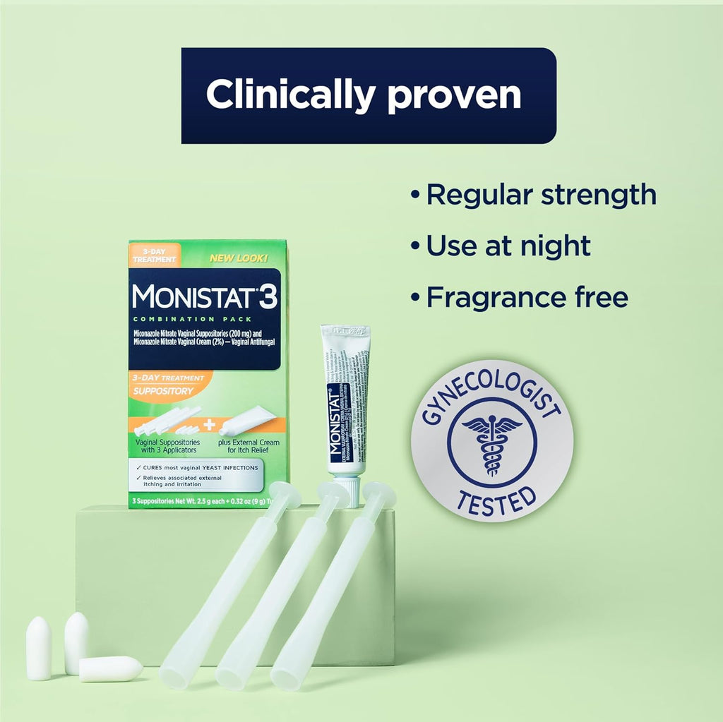 Monistat Vaginal Care Treatments 7 pieces