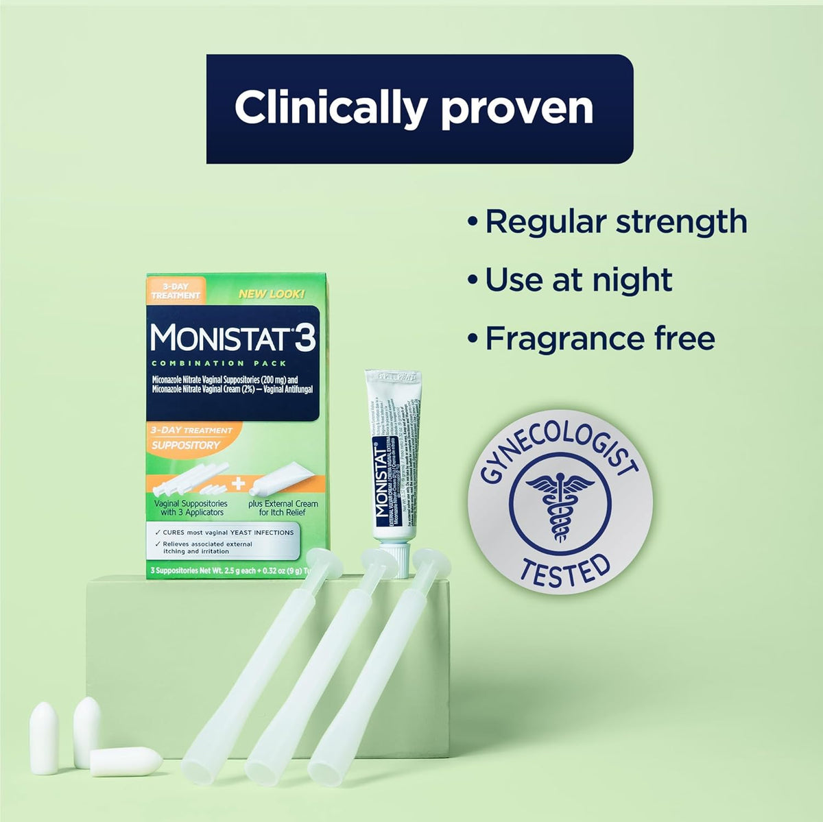 Monistat Vaginal Care Treatments 7 pieces