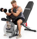 Adjustable Weight Bench,Foldable Pro Heavy-Duty Workout Bench