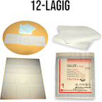Mullkompressen Medical Gauze Sterile 100 pieces 7.5 cm