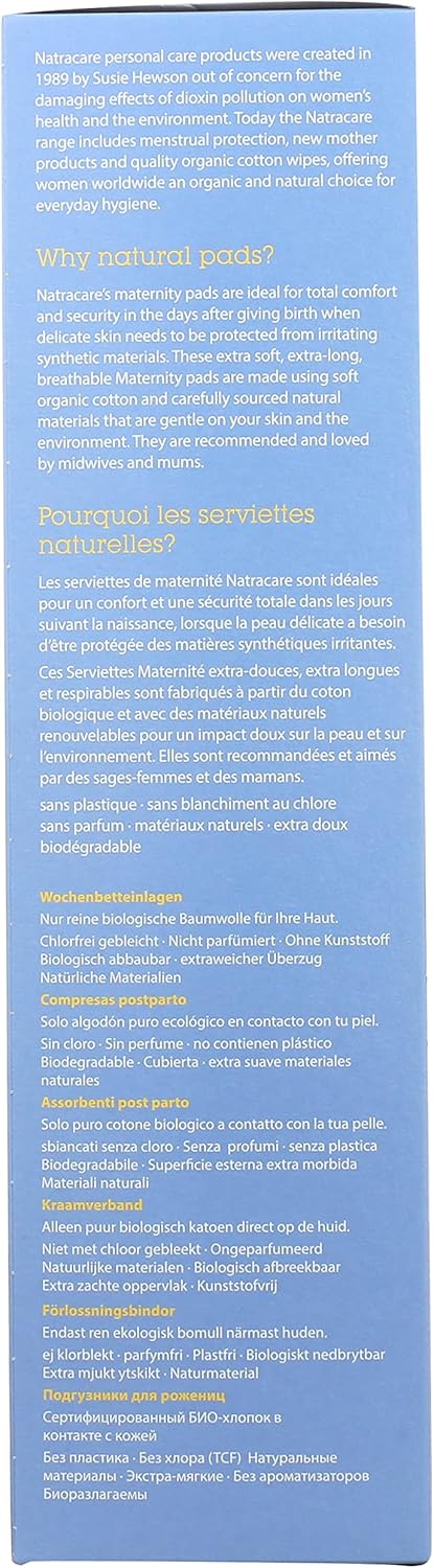 Natracare Maternity Pads Organic 10 pieces