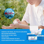 Beautifier Life All - Purpose Travel Wipes, 55 Individually Wrapped 75% Alcohol Antibacterial Hand Sanitizing Wipes with Aloe Moisturizer & Vitamin E for for On-the-Go Use, Restaurant, Home Office