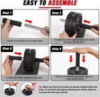 Abiarst Ab Roller Wheel, Abs Workout Equipment for Abdominal & Core Strength Training, Home Gym Exercise Wheels for Men Women, with Knee Pad Accessories