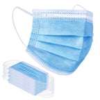 Blue Disposable Face Mask 100 Pcs Blue Face Masks 3 Ply Protection Masks
