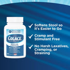 Colace Stool Softener Constipation Relief, 100 mg, 250 Capsules