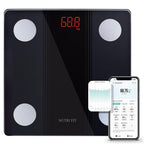 NUTRI FIT Bathroom Scale Smart Digital Bluetooth Scales for Body Weight