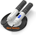 multifun Digital Jump Rope with Smart Counter & Timer - Adjustable Speed Skipping Rope for Fitness, Weight Loss, Boxing, MMA - Tangle-Free Ball Bearings & Anti-Slip Handles for Men, Women, Kids.(2026 New Evolution for 3second Rope Swap)