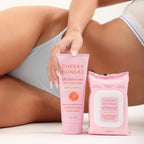 Cheeky Bonsai Daily Freshness Duo – Everywhere Wash (7 oz) + Prebiotic Intimate Wipes (30 ct) – pH Balanced, Moisturizing & Non-Irritating