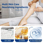 OUKEYA Urea Cream 42% to Soften & Smooth Dry, Cracked, Rough Skin | Urea Foot Cream, 2% Salicylic Acid, Exfoliating, Moisturizing Lotion, Hand, Heels, Elbows, Knees, 5.29oz
