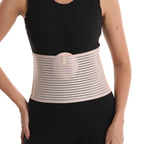 Umbilical Hernia Girdle for Women and Men - Umbilical Hernia Belt: Double Compression Pad - Adjustable Abdominal Belly Band - Belly Band - Women / Postpartum Slimming Belt (L/XL)