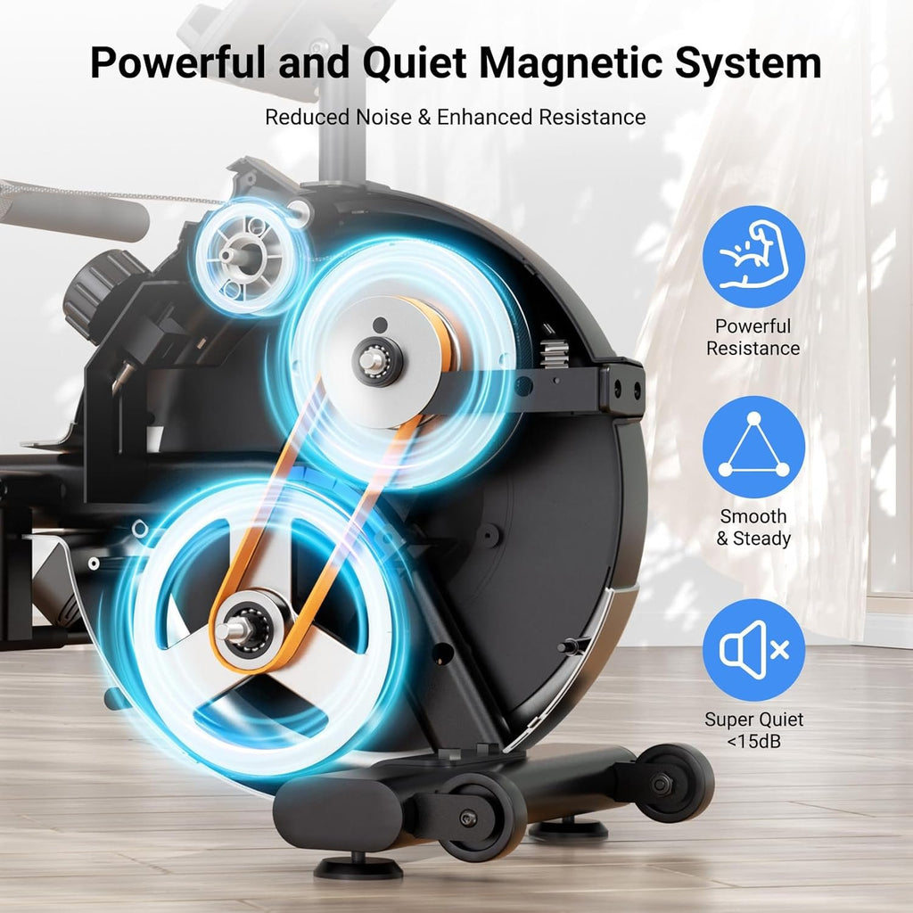 Dripex Rowing Machine, Upgraded Rowing Machines for Home, Magnetic Rower