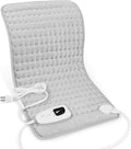Heating Pad,Heated Blanket,Heating Pad for Back Neck,Grey,24x12 Inch | Electric Heating Pad,Dry/Moist Heat Heating Pads,Heating Pads for Shoulder,Abdomen,Heat Pad for Women Men,Birthday Gift