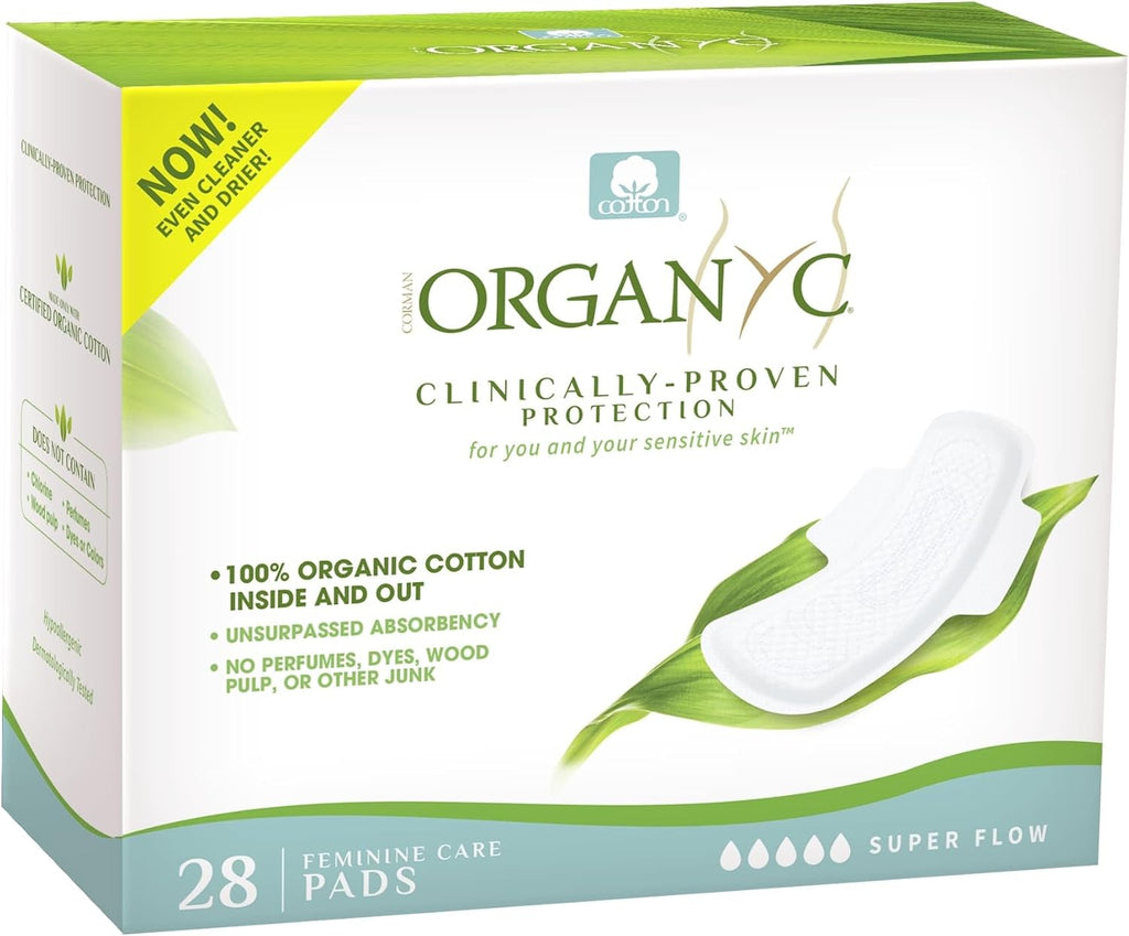 Organyc Sanitary Pads Organic Overnight
