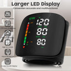 Double love Wrist Blood Pressure Monitor Led Display Black | Touch Screen Wrist Blood Pressure Cuff 99x2 Reading Memory Wrist Bp Monitor with Carrying Case