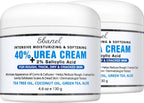 Ebanel Urea Cream 40% plus Salicylic Acid 2% for Dry Cracked Feet Skin, 2PK | Deeply Moisturizes & Softens Dry Cracked Heels, Feet, Knees, Elbows, Hands, Rough Dead Skin Callus Remover Toenail Softener