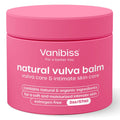 Vanibiss Natural Vulva Balm, Estrogen-Free Vaginal Moisturizer for External Use, Intimate Skin Cream for Dryness, Irritation and Itching, Daily Vulva Hydration and Menopause Comfort for Women (2 oz)
