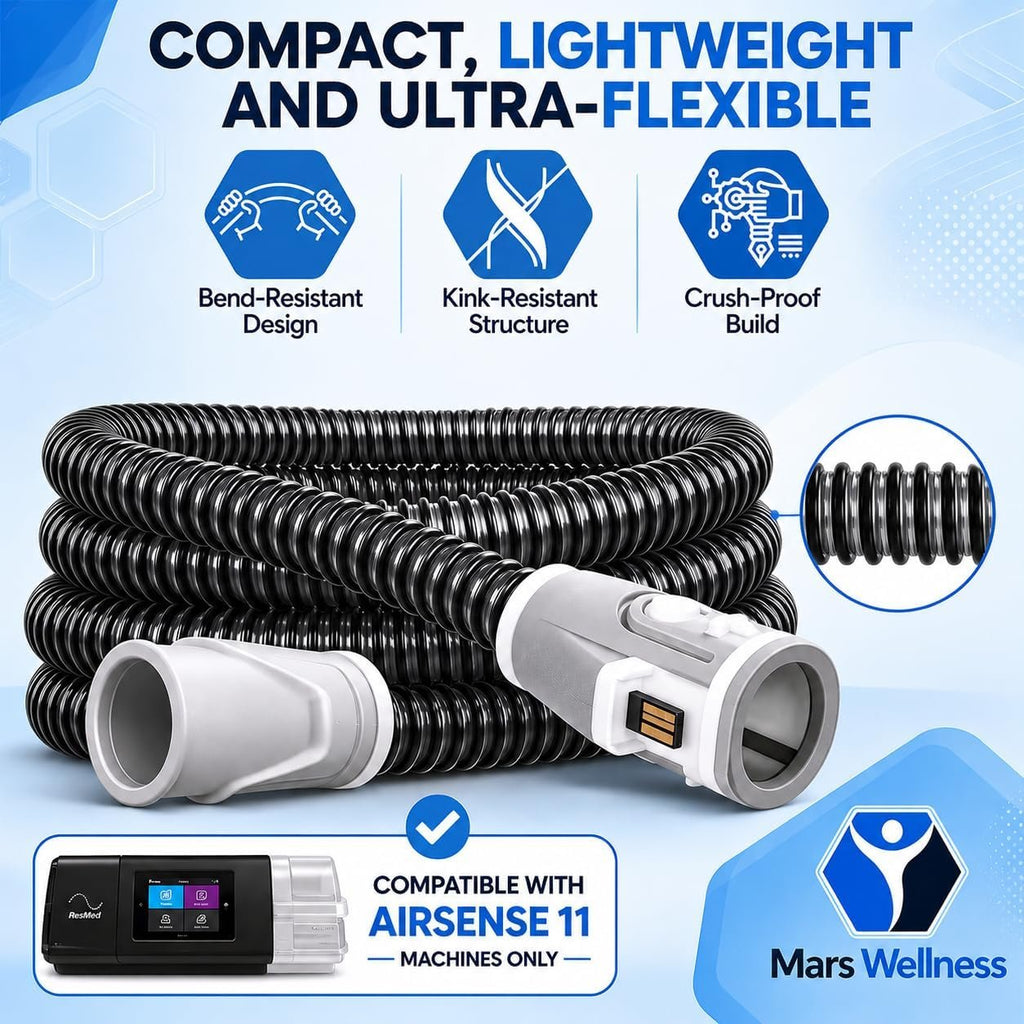 Mars Wellness CPAP Tube for Airsense 11 - Compatible with Airsense 11 Only - Quality CPAP Hose