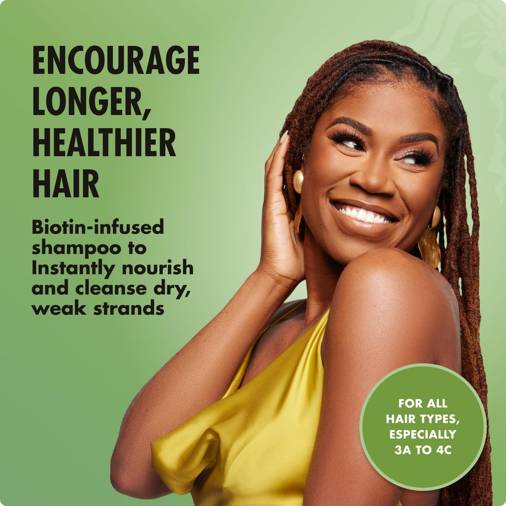 Mielle Organics Rosemary Mint Biotin Strengthening Shampoo, 12 oz
