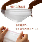 Disposable Underwear 100% Cotton Individually Wrapped 21 pieces