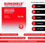 Burnshield 4" X 4" Burn Dressing, Sterile - 6 Count
