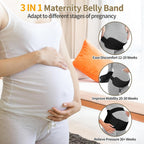 Maternity Belt Pregnancy Belly Band 3 in 1 Support Belt for Pregnant Women