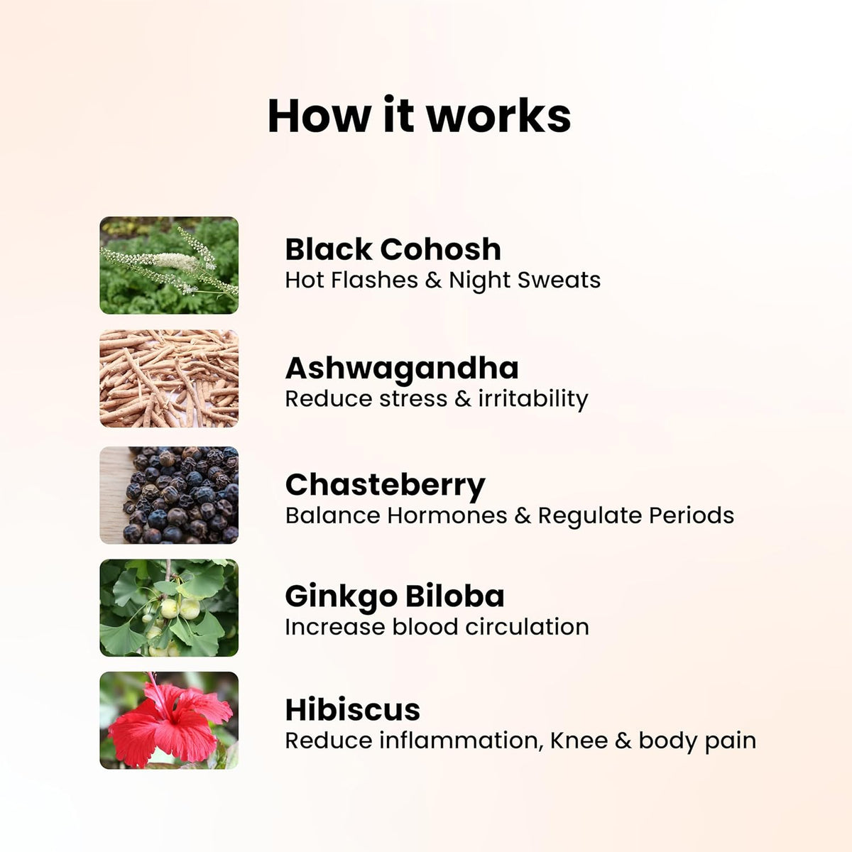 Gytree Menopause Capsule 40+ 50+ Natural Plant-Based Menopause Supplements help Improved Immunity, Hormonal Balance for Peri & Menopause Support (60 Capsules)
